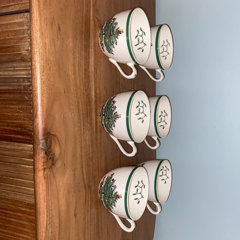 Set of 6 Spode tea cups.  Only selling as a set of 6
